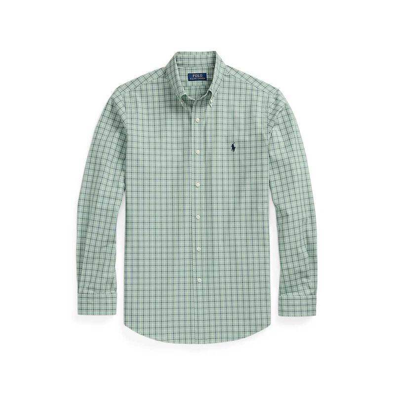Polo Ralph Lauren Custom Fit Checked Stretch Poplin Shirt image number 2